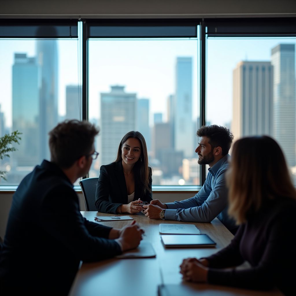 CanadaMarket Consult team in office meeting